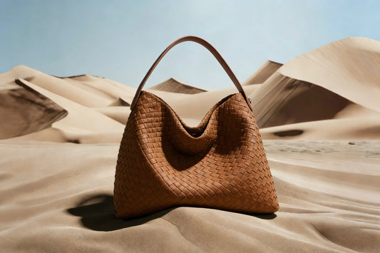 Large Tote Bag | Curated Hand-Woven Design with a Matte Finish