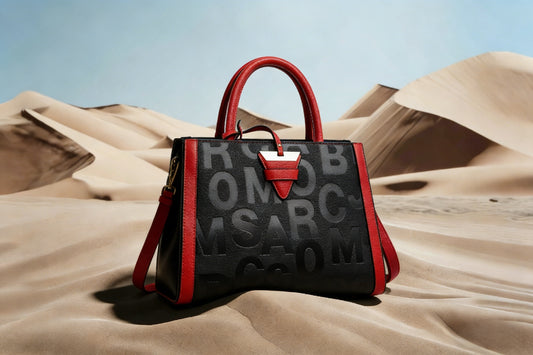 Letter Embossed Bag | European Style Large Capacity Shoulder Bag