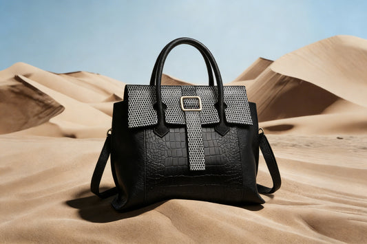 Large Tote Bag | 2026 Versatile Commuter Bag in Crocodile Print