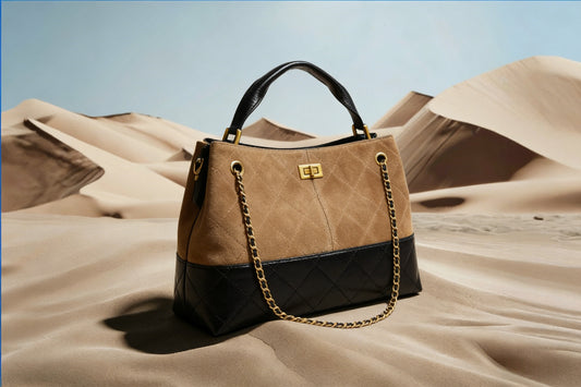 Fashion Bucket Bag | Diamond Pattern Large Tote, Chic & Spacious