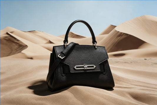 Structured Crossbody Bag | Large Capacity Textured Bag for Commute