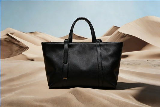 Commuter Tote Bag | Retro Style in Soft, Supple Leather